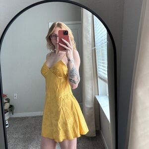 Babydoll yellow dresss